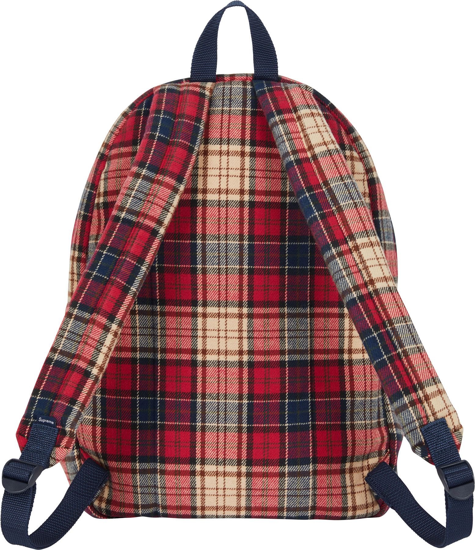 Appliqué Flannel Backpack view 3
